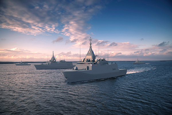 article picture: RMC began building its second multi-purpose corvette